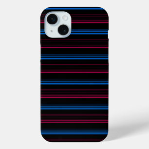 Coque Case-Mate iPhone Jolies rayures bleues roses