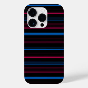 Coque Case-Mate iPhone Jolies rayures bleues roses