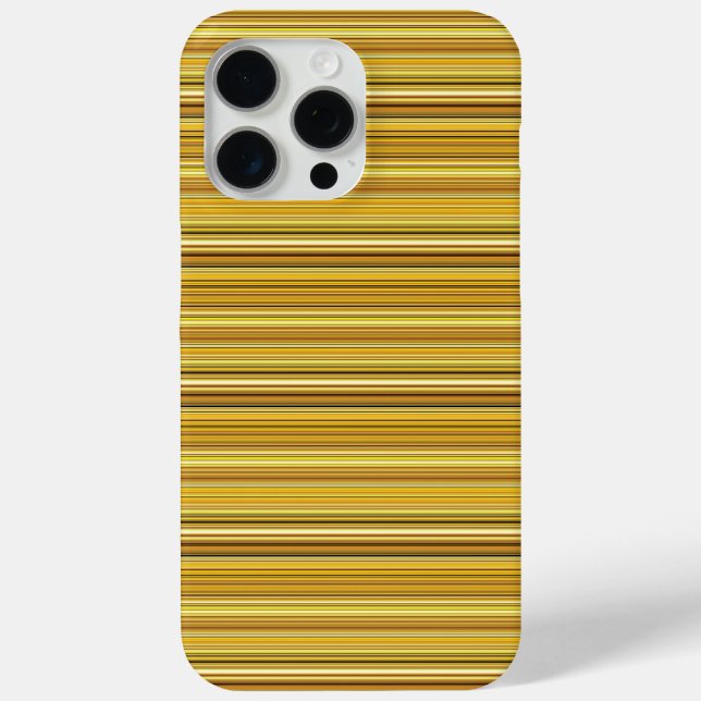 Coques Case-Mate iPhone Jolies rayures brunes dorées (Verso)
