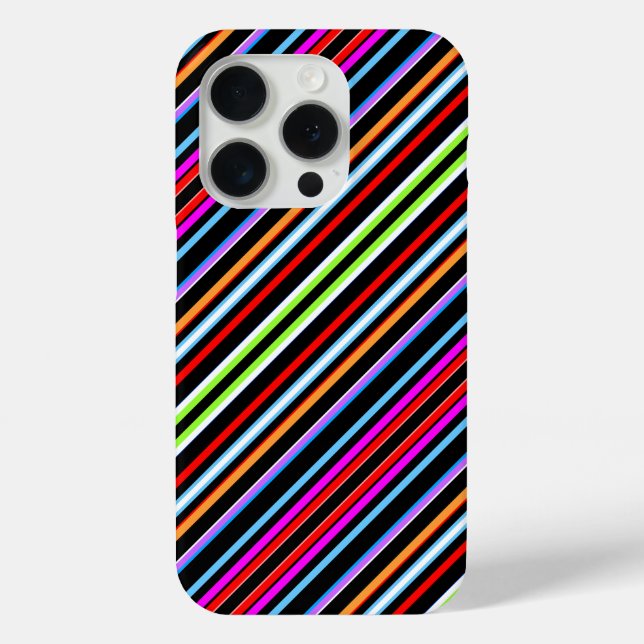 Coques Case-Mate iPhone Jolies rayures colorées (Verso)