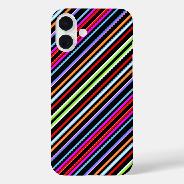 Coques Case-Mate iPhone Jolies rayures colorées (Verso)