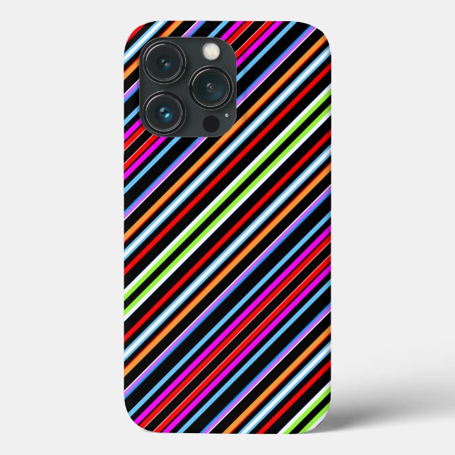 Coques Case-Mate iPhone Jolies rayures colorées (Verso)