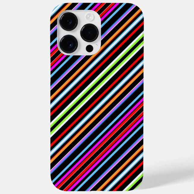Coques Case-Mate iPhone Jolies rayures colorées (Verso)