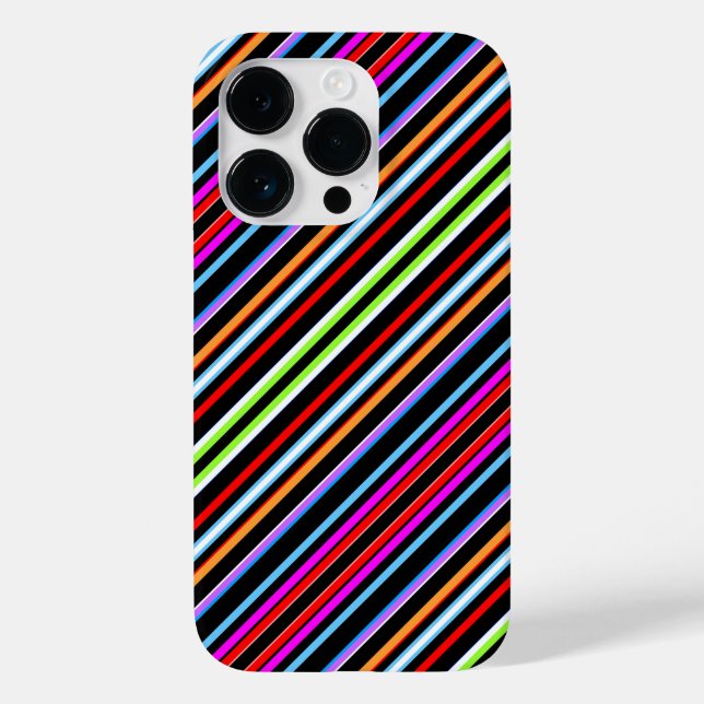 Coques Case-Mate iPhone Jolies rayures colorées (Verso)