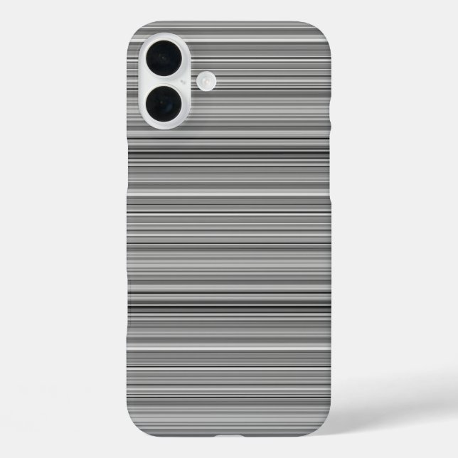 Coques Case-Mate iPhone Jolies rayures grises (Verso)