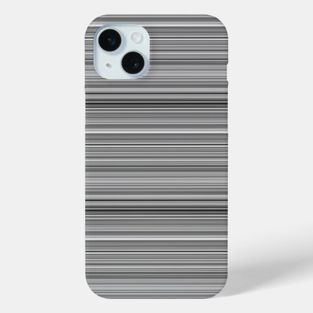 Coques Case-Mate iPhone Jolies rayures grises (Verso)