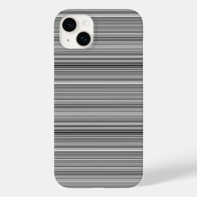 Coques Case-Mate iPhone Jolies rayures grises (Verso)