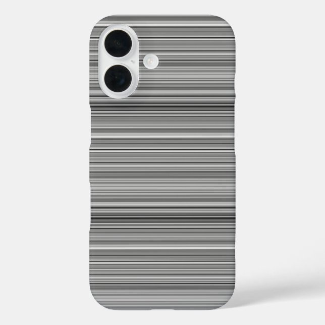 Coques Case-Mate iPhone Jolies rayures grises (Verso)