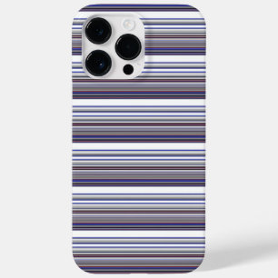 Coque Case-Mate iPhone Jolies rayures grises bleues modernes