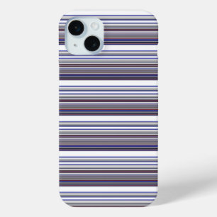 Coque Case-Mate iPhone Jolies rayures grises bleues modernes