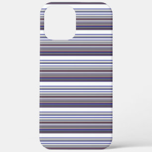 Case-Mate iPhone Case Jolies rayures grises bleues modernes