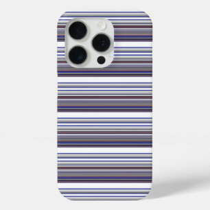 Coque Case-Mate iPhone Jolies rayures grises bleues modernes