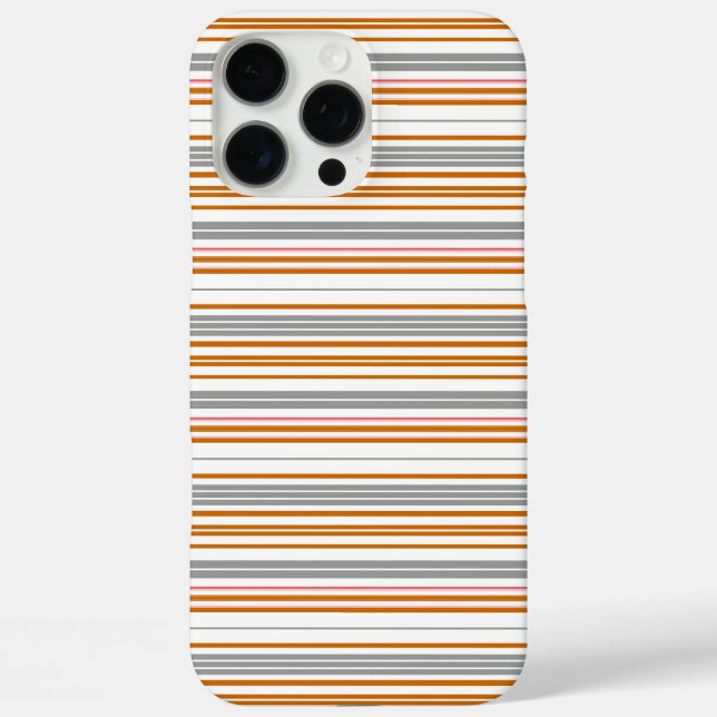 Coques Case-Mate iPhone Jolies rayures grises marron (Verso)