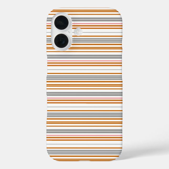 Coques Case-Mate iPhone Jolies rayures grises marron (Verso)