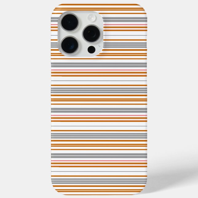 Coques Case-Mate iPhone Jolies rayures grises marron (Verso)