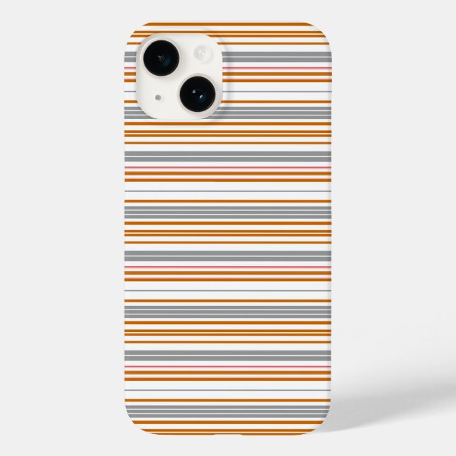 Coques Case-Mate iPhone Jolies rayures grises marron (Verso)
