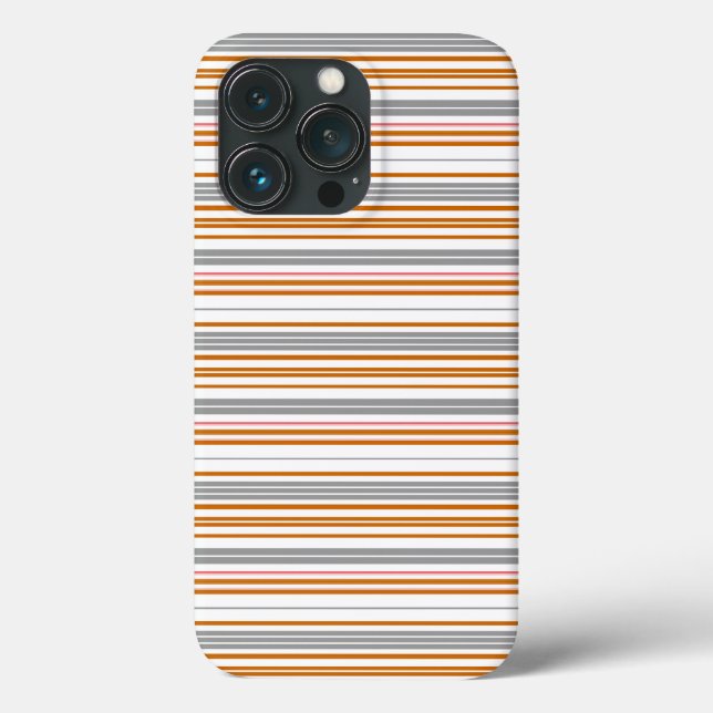 Coques Case-Mate iPhone Jolies rayures grises marron (Verso)