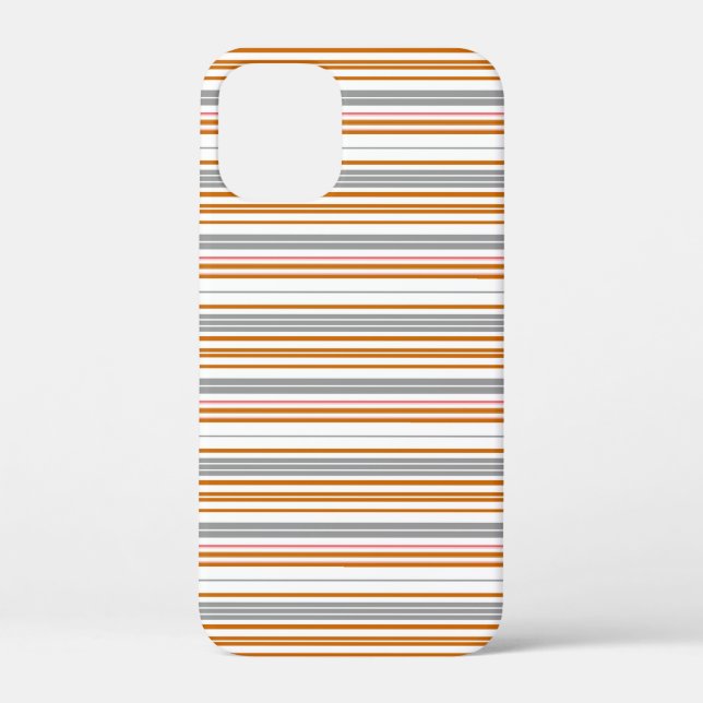Coques Case-Mate iPhone Jolies rayures grises marron (Verso)