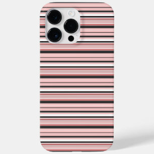 Coque Case-Mate iPhone Jolies rayures grises roses