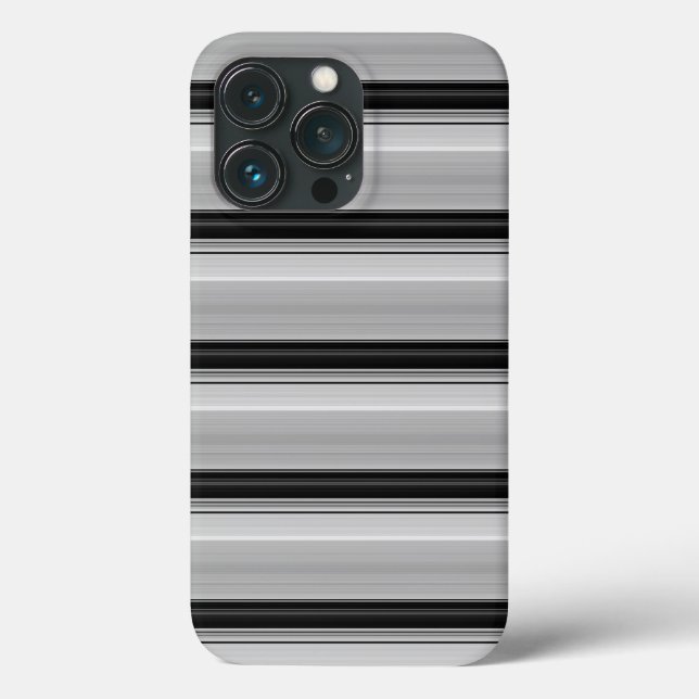 Coques Case-Mate iPhone Jolies rayures noir gris (Verso)