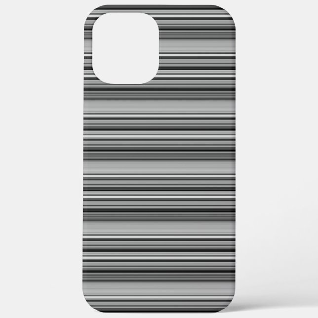 Coques Case-Mate iPhone Jolies rayures noir gris  (Verso)
