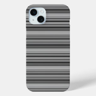 Coque Case-Mate iPhone Jolies rayures noir gris 