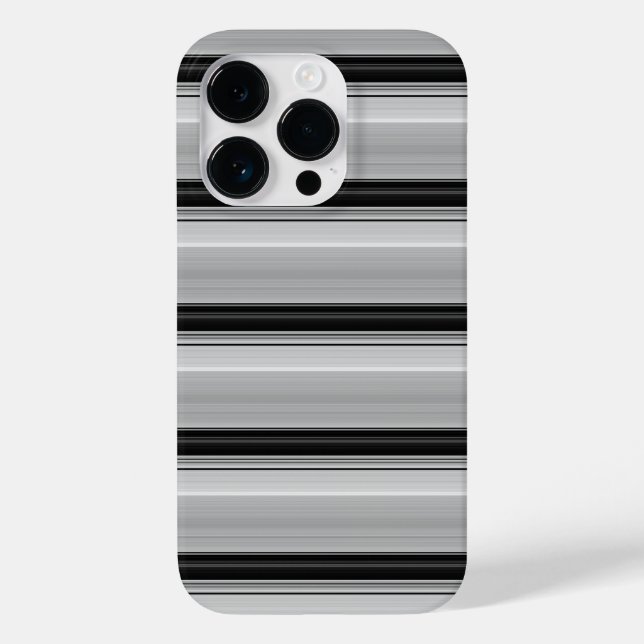 Coques Case-Mate iPhone Jolies rayures noir gris (Verso)