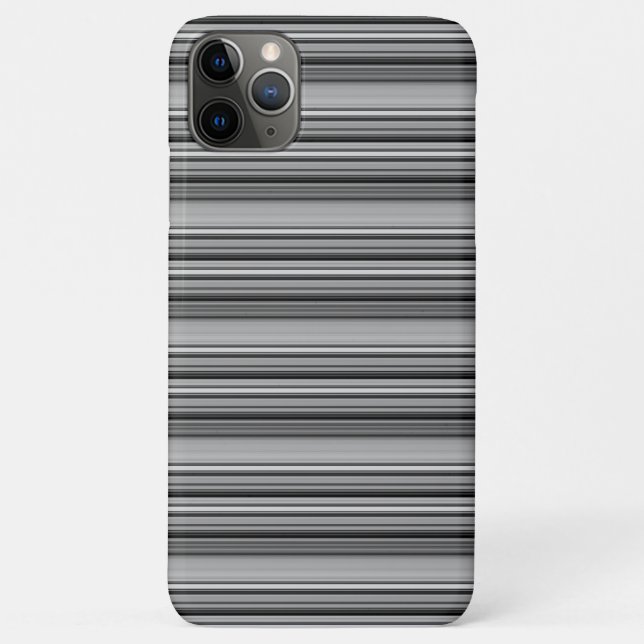 Coques Case-Mate iPhone Jolies rayures noir gris  (Dos)