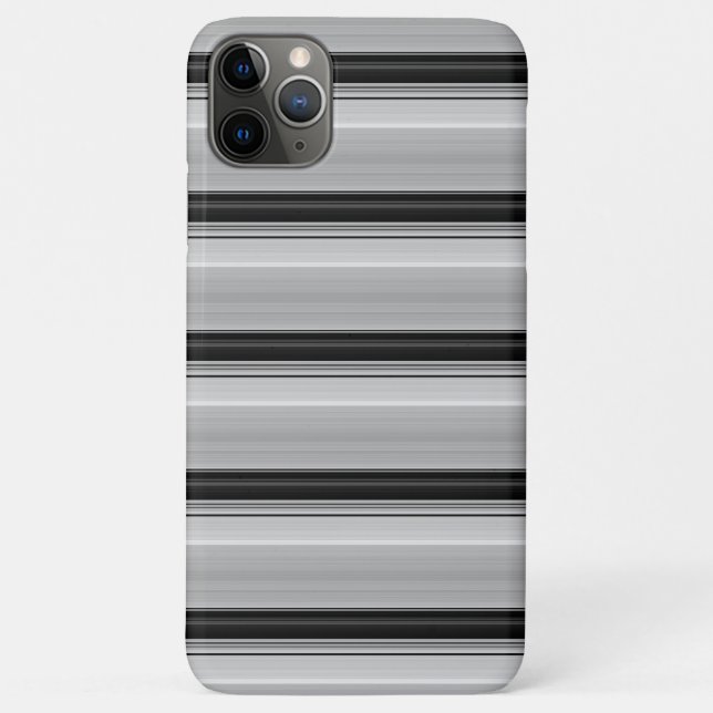Coques Case-Mate iPhone Jolies rayures noir gris (Dos)
