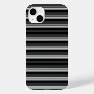 Coque Case-Mate iPhone Jolies rayures noir gris