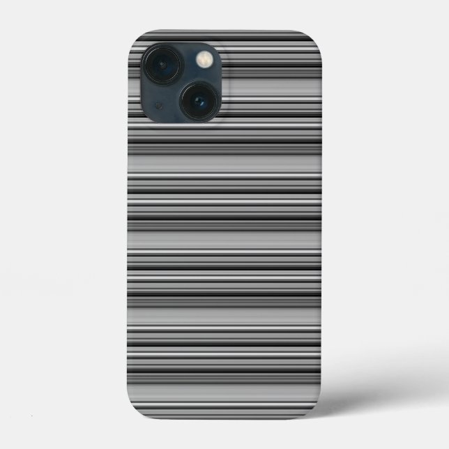 Coques Case-Mate iPhone Jolies rayures noir gris  (Verso)