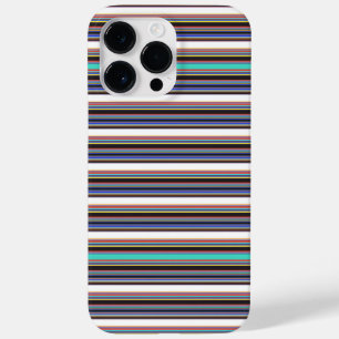 Coque Case-Mate iPhone Jolies rayures noires bleues