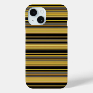 Coque Case-Mate iPhone Jolies rayures noires dorées