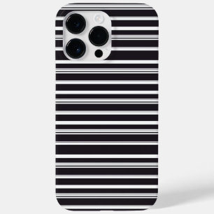 Coque Case-Mate iPhone Jolies rayures noires et blanches