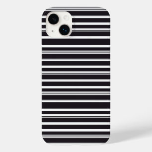 Coque Case-Mate iPhone Jolies rayures noires et blanches