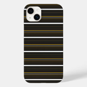 Coque Case-Mate iPhone Jolies rayures noires jaunes
