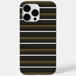 Coque Case-Mate iPhone Jolies rayures noires jaunes