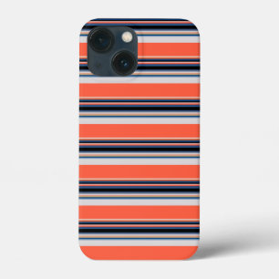 Case-Mate iPhone Case Jolies rayures orange bleu