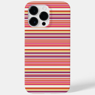 Coque Case-Mate iPhone Jolies rayures roses marron