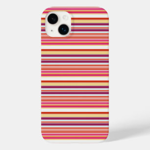 Coque Case-Mate iPhone Jolies rayures roses marron