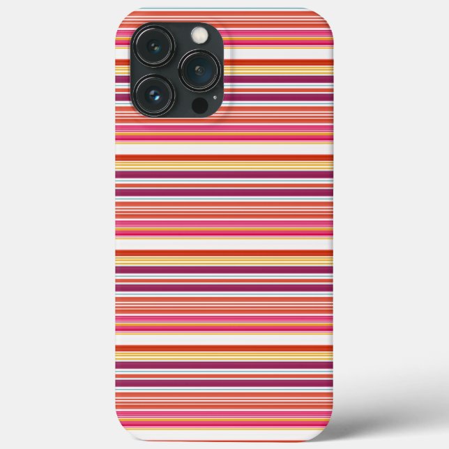 Coques Case-Mate iPhone Jolies rayures roses marron (Verso)