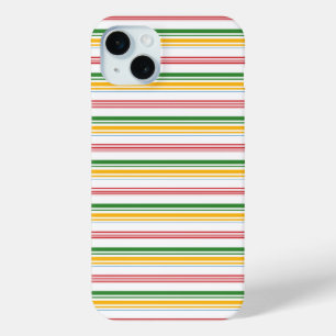 Coque Case-Mate iPhone Jolies rayures vert jaune