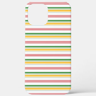 Case-Mate iPhone Case Jolies rayures vert jaune