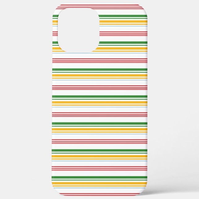Coques Case-Mate iPhone Jolies rayures vert jaune (Verso)