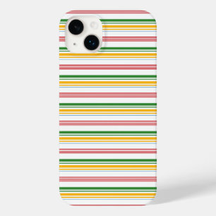 Coque Case-Mate iPhone Jolies rayures vert jaune