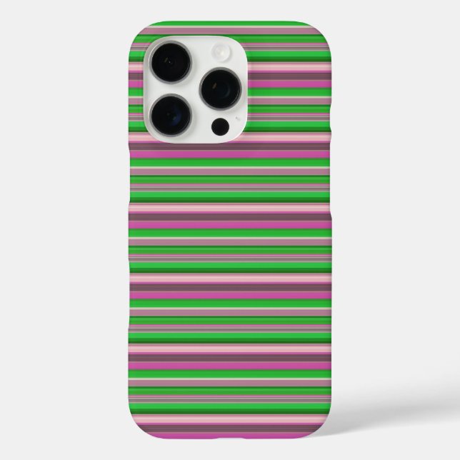 Coques Case-Mate iPhone Jolies rayures vert violet (Verso)