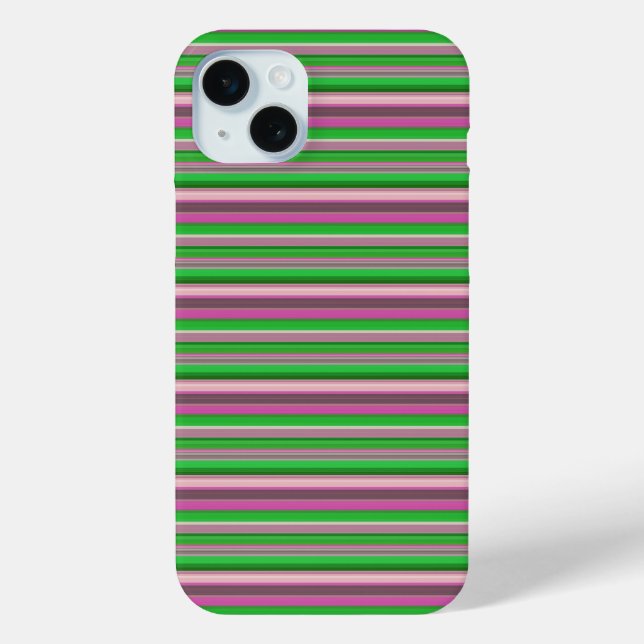 Coques Case-Mate iPhone Jolies rayures vert violet (Verso)