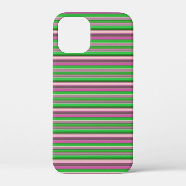 Coques Case-Mate iPhone Jolies rayures vert violet (Verso)
