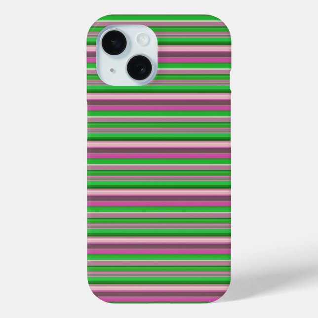 Coques Case-Mate iPhone Jolies rayures vert violet (Verso)
