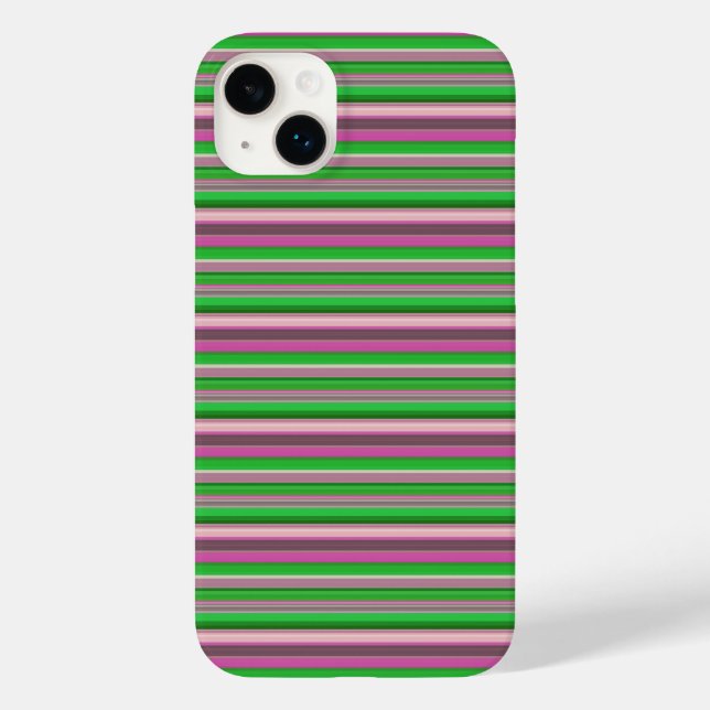 Coques Case-Mate iPhone Jolies rayures vert violet (Verso)
